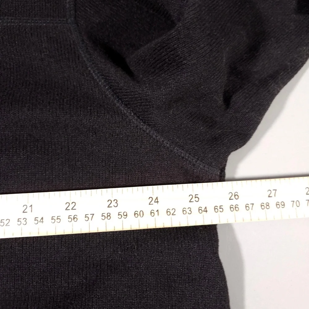G.H. Bass Rock Sweater Fleece Mens XXL Black Quarter Zip Faux Fur Collar New NWT